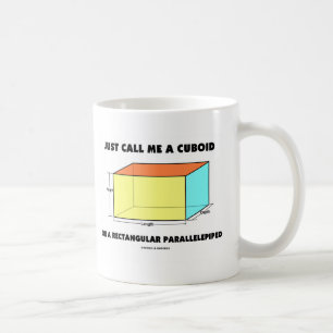 Precis appell mig Cuboid eller rektangulär Kaffemugg