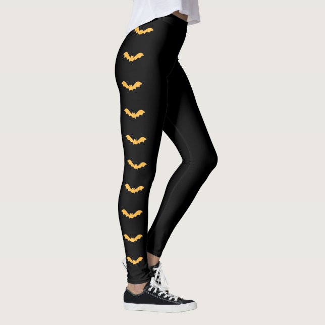 Precis Batty (orange) Halloween Leggings (Höger)