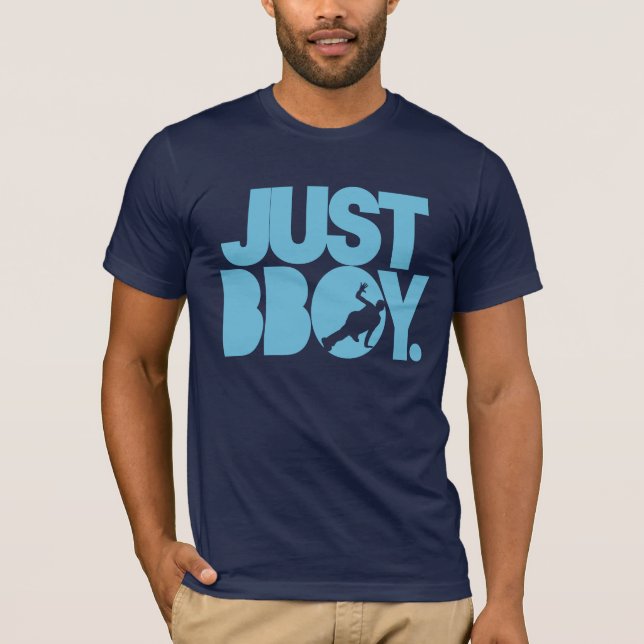 precis bboy - blått tee shirt (Framsida)