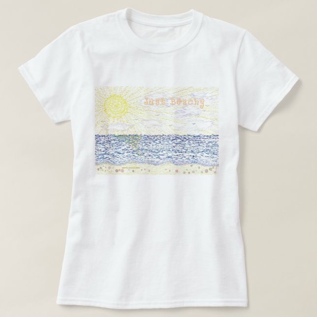 Precis Beachy Tee Shirt (Design framsida)