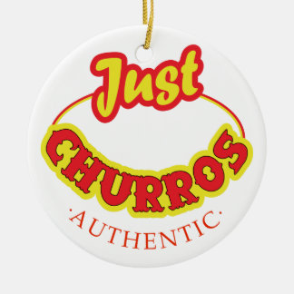 Precis Churros logotypprydnad Julgransprydnad Keramik