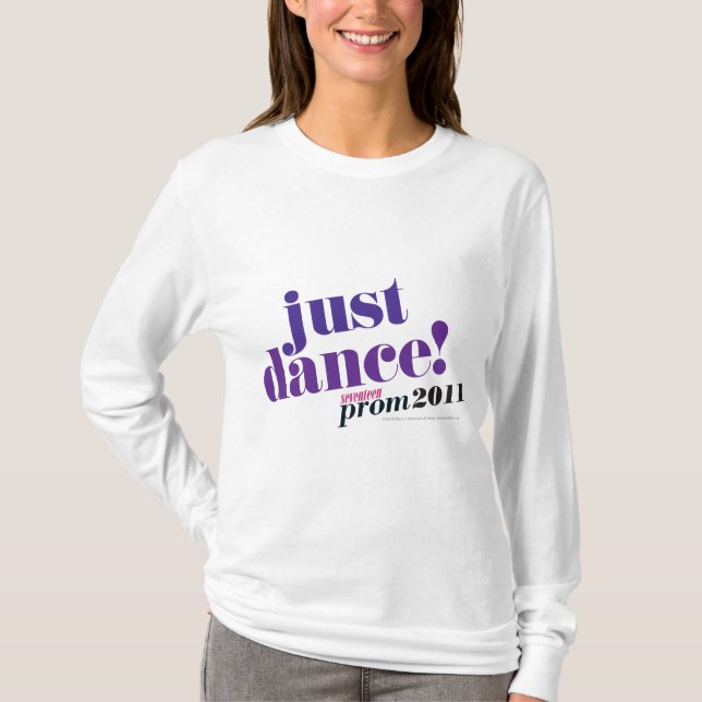 Precis dans - lila t-shirt (Framsida)