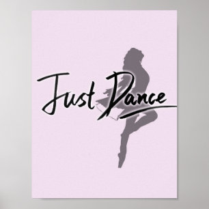 Precis dansaffisch (rosor) poster