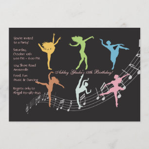 Precis dansinbjudan inbjudningar