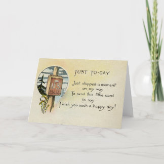 Precis, därför att hälsningkort (1921) kort