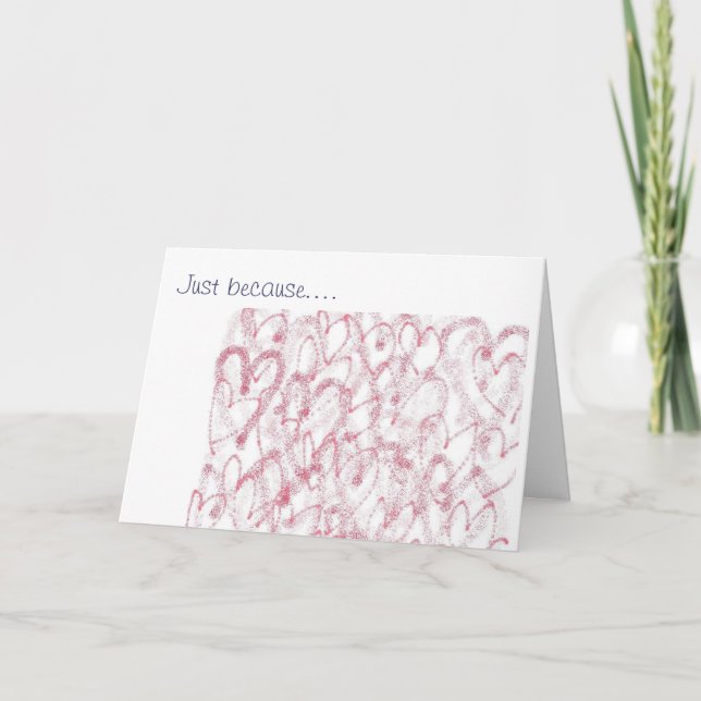 Precis, därför att…., Jag älskar dig Kort (Framsida)