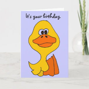 Precis Ducky kort för födelsedag BF