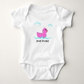 Precis Ducky rosa Rubber ankababyBodysuit T Shirt