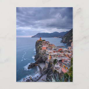 Precis efter solnedgången   Vernazza, Cinque Terre Vykort