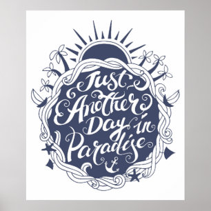 Precis en annan dag i paradis poster