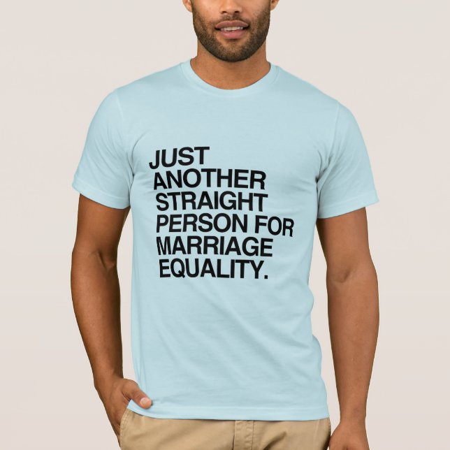 PRECIS EN ANNAN RAK PERSON FÖR TEE SHIRT (Framsida)