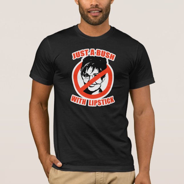 PRECIS EN BUSH MED LÄPPSTIFT TEE SHIRT (Framsida)