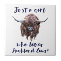 Precis en flicka som älskar skotska höglands- kor