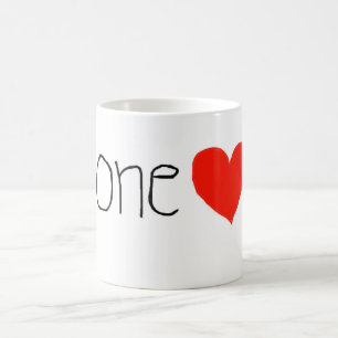 Precis en hjärta! Beställnings- kaffe koppar!! Kaffemugg