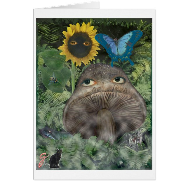 Precis en mat för kärlek hälsningskort (Framsidan)