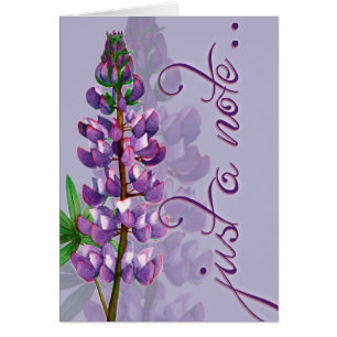Precis en notera hälsningskort
