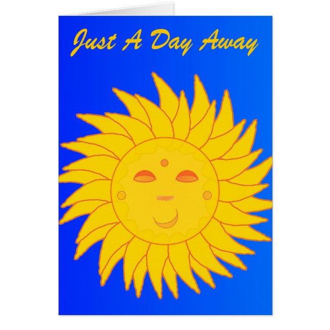 Precis ett Away kort för dag (Framsidan)