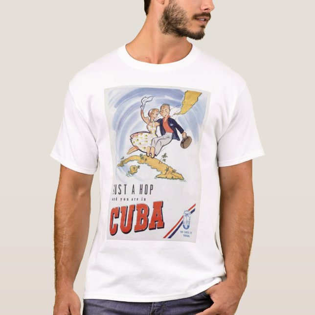 precis ett skutt, cuba t-shirt (Framsida)