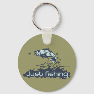 "Precis fiska" grön keychain för kakier Nyckelring