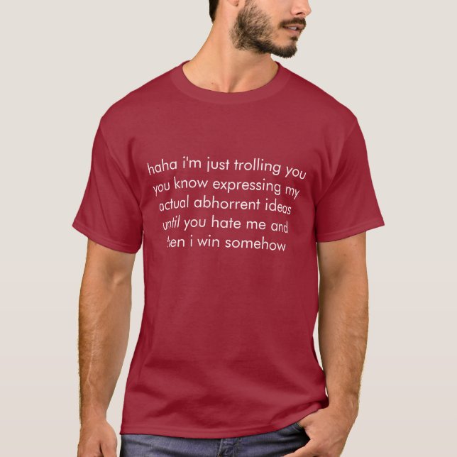 precis fiska med drag i t-shirt (Framsida)