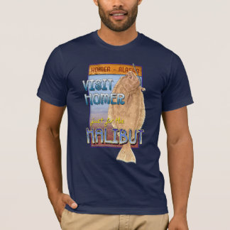 Precis för hälleflundran t-shirt