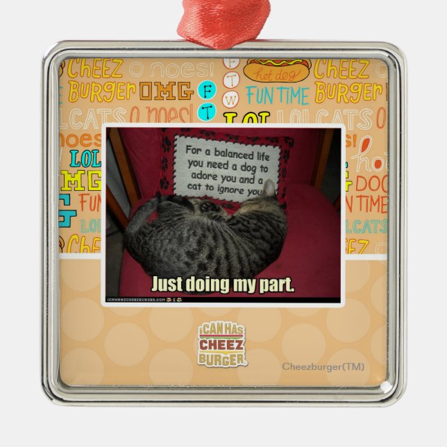 Precis göra min delning julgransprydnad metall (Framsidan)