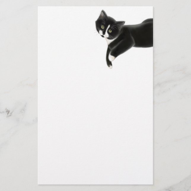 Precis hänga ut kattbrevpapper brevpapper (Framsida)