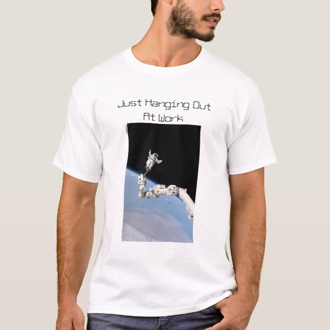 Precis hänga ut på arbete t-shirt (Framsida)