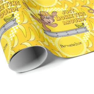 Precis härma runt om baby showertema presentpapper