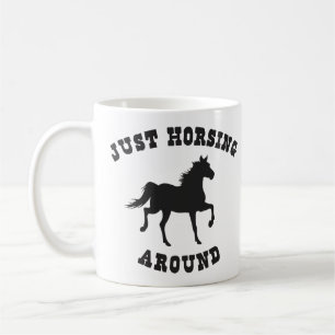Precis Horsing runt om häst Kaffemugg