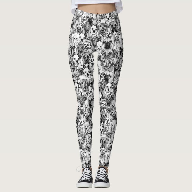 precis hundar leggings (Framsida)