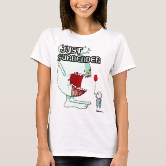 Precis kapitulationmusikbandutslagsplats t-shirt (Framsida)
