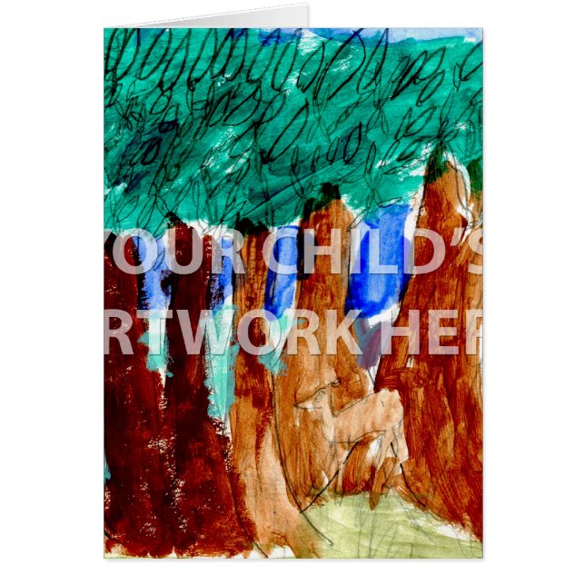 Precis konstkort $3,15 hälsningskort (Framsidan)