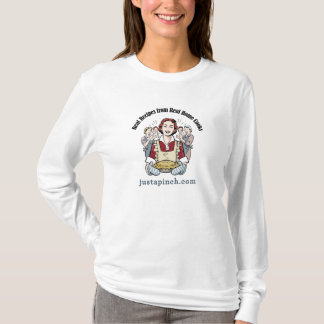 Precis lagar mat ett verkligt hem för razziarecept t-shirt