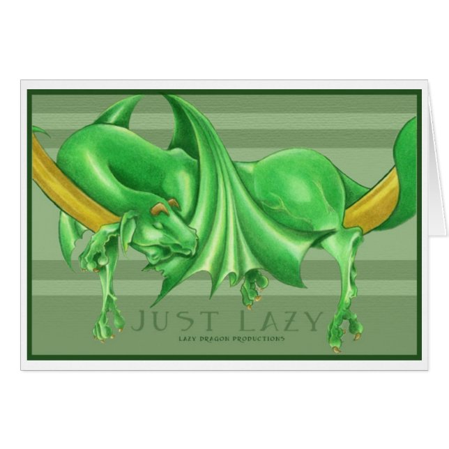 Precis lat hälsningskort (Framsidan Horizontal)