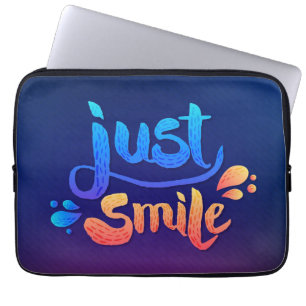 Precis leende laptop fodral