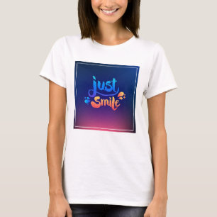 Precis leende t shirt