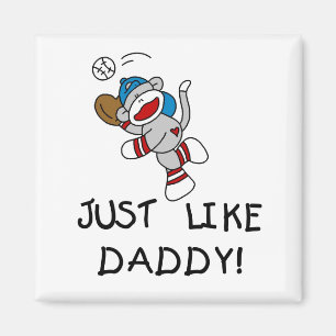 Precis lika pappabaseballTshirts och gåvor Magnet