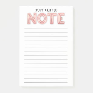 Precis lite en notera: Posta den noterar Post-it Block