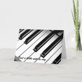 Precis lite får en noteramusik det väl kortet kort