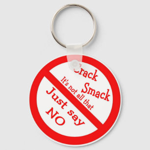 Precis något att säga INGEN Keychain Nyckelring