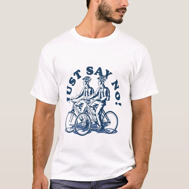Precis något att säga inte! tee shirt (Framsida)