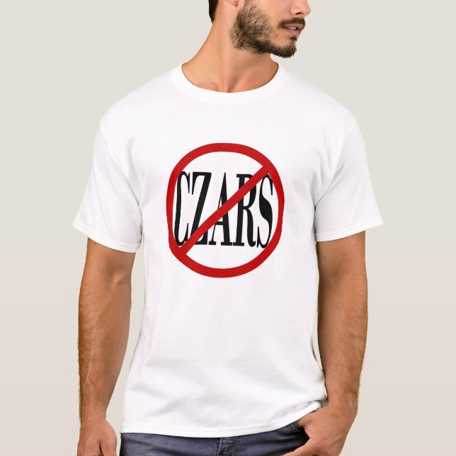 "Precis något att säga inte till tsar" manar den T Shirt (Framsida)
