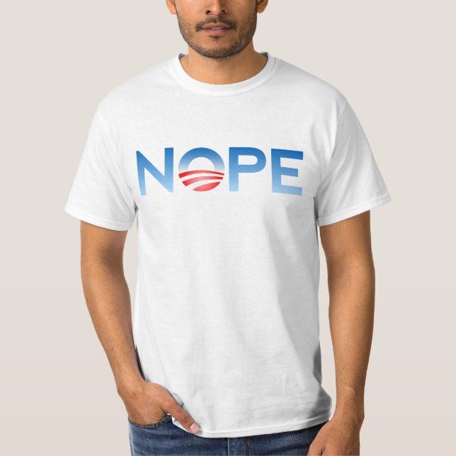 Precis något att säga nope. tee shirt (Framsida)