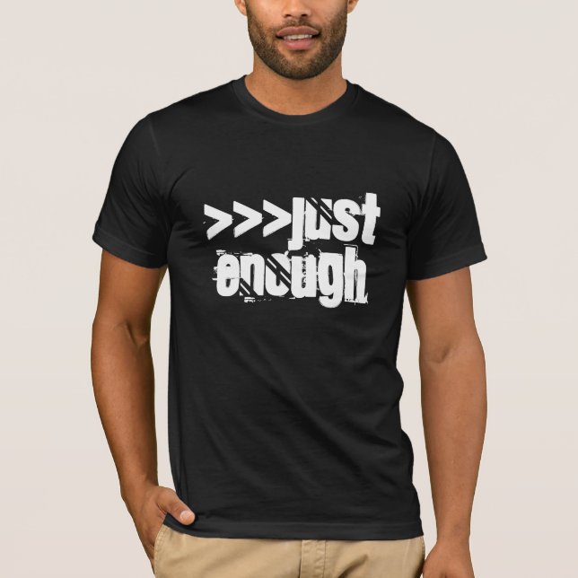 Precis nog t shirt (Framsida)