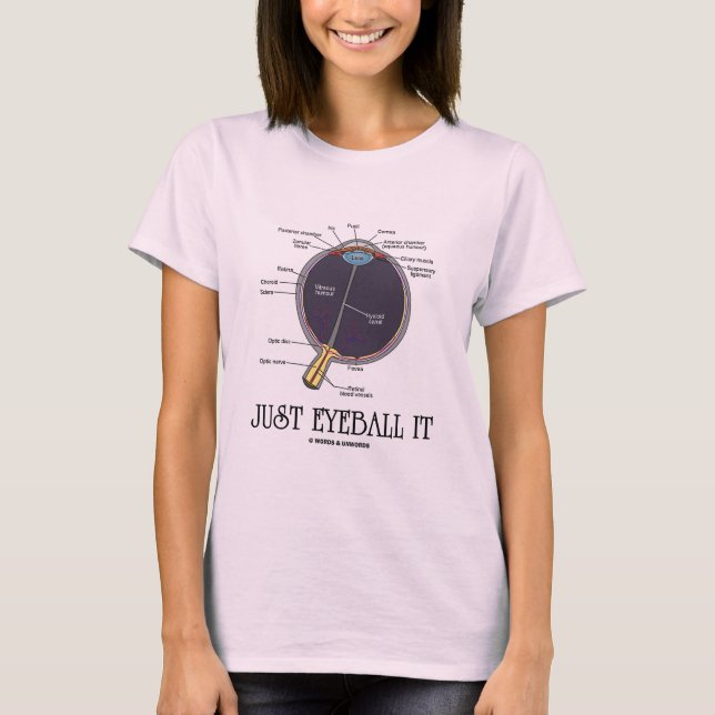 Precis ögonglob det (ordstävet för t-shirt (Framsida)