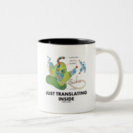 Precis översätta insida (proteinsyntes) Två-Tonad mugg