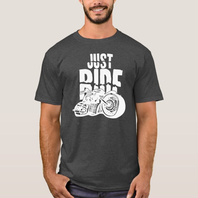 Precis rittmotorcykeldesign tee shirt (Framsida)