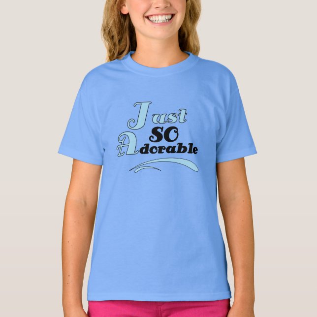 Precis så förtjusande tee shirt (Framsida)