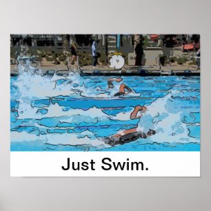 Precis simmaaffisch poster